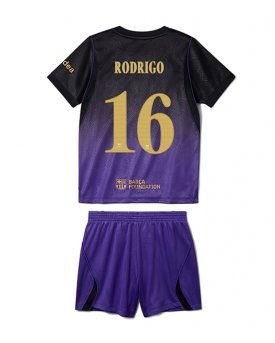 Barcelona Rodri Hernandez #16 Maglia Gara Trasferta Repliche 2026-27 Bambino Maniche Corte Barcelona Rodri Hernandez #16 Maglia Gara Trasferta Repliche 2026-27 Bambino Maniche Corte